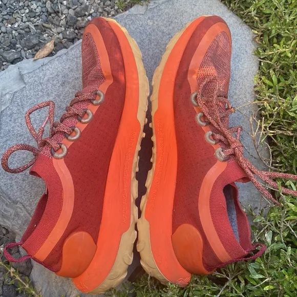Allbirds SWT Trail Runner Tennis Shoes  Merino Wool sz 13 Orange