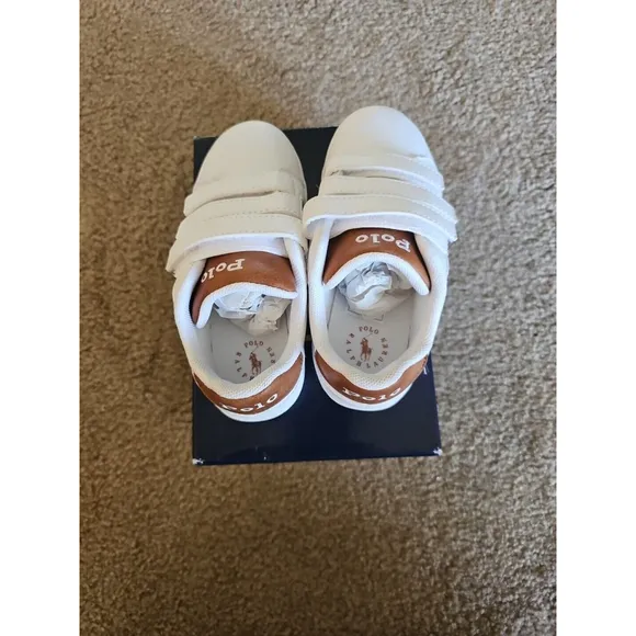 Girl's Shoes Polo Ralph Lauren Kids Heritage Court III (Little Kid) Size 10C NEW